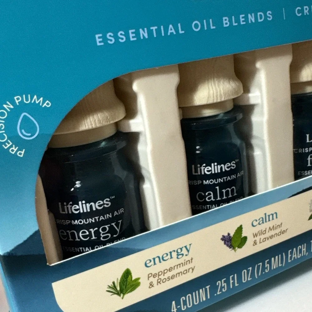 Lifelines Essential Oil Blends‎ - Mess-Free Aromatherapy for Home Crisp Mt Air